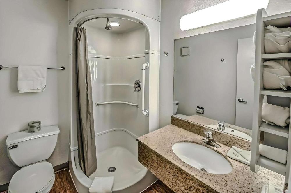1 Queen Bed | Non-Smoking, Shower interior
